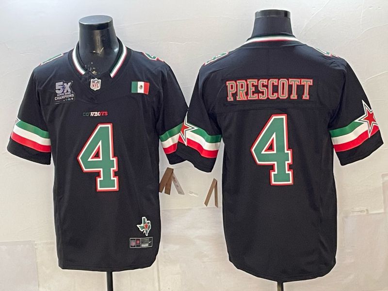 Men Dallas Cowboys #4 Prescott Black 3th generations 2026 Nike Limited NFL Jersey style 112->dallas cowboys->NFL Jersey